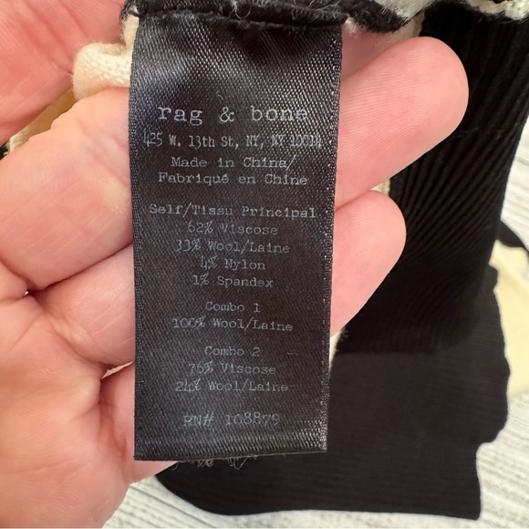 Rag & Bone Wool Blend Colorblock Sweater - Picture 6 of 7